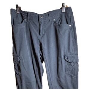 Kuhl Women Hiking Cargo Pant Sz 8 Gray Roll Tab Legs Campcore Utility Gorpcore